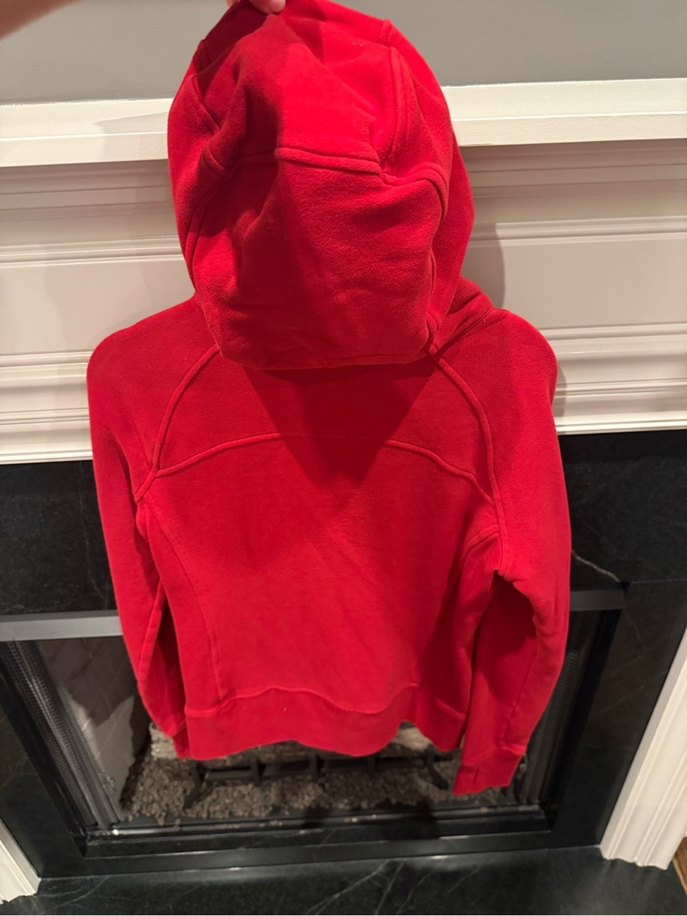 Lululemon Red Zip-Up Hooded Scuba Women's Jacket Sz 6 - Picture 3 of 6